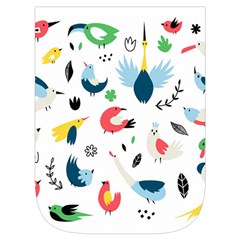 Vector Set Isolates With Cute Birds Scandinavian Style Waist Pouch (Large) from ArtsNow.com Front Pocket