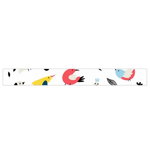 Vector Set Isolates With Cute Birds Scandinavian Style Belt Pouch Bag (Large) from ArtsNow.com Bottom