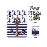 Anchor Background Design Playing Cards 54 Designs (Mini)