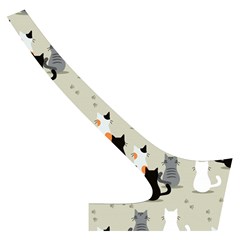 Cute Cat Seamless Pattern Cross Back Hipster Bikini Set from ArtsNow.com Back Right