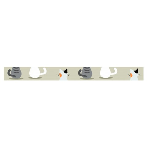 Cute Cat Seamless Pattern Cross Back Hipster Bikini Set from ArtsNow.com Waistband