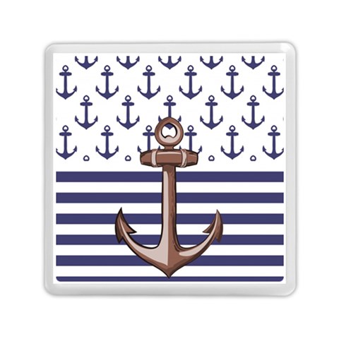 Anchor Background Design Memory Card Reader (Square) from ArtsNow.com Front