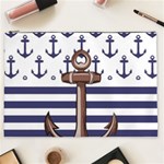 Anchor Background Design Cosmetic Bag (XXL)