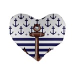 Anchor Background Design Standard 16  Premium Heart Shape Cushions