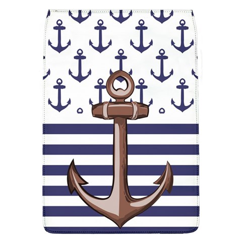 Anchor Background Design Removable Flap Cover (L) from ArtsNow.com Front