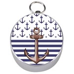 Anchor Background Design Silver Compasses