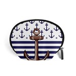 Anchor Background Design Accessory Pouch (Small)