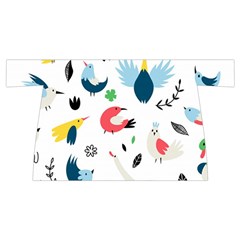 Vector Set Isolates With Cute Birds Scandinavian Style Wristlet Pouch Bag (Small) from ArtsNow.com Back