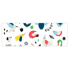 Vector Set Isolates With Cute Birds Scandinavian Style Wristlet Pouch Bag (Small) from ArtsNow.com Bottom