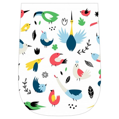 Vector Set Isolates With Cute Birds Scandinavian Style Wristlet Pouch Bag (Small) from ArtsNow.com Right Side