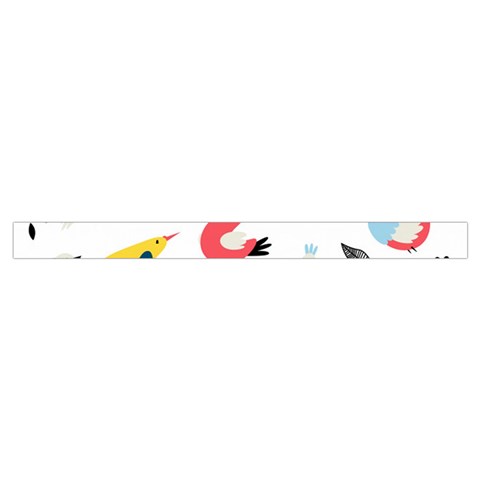 Vector Set Isolates With Cute Birds Scandinavian Style Wristlet Pouch Bag (Small) from ArtsNow.com Strap Outside