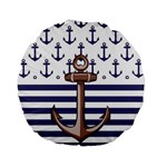 Anchor Background Design Standard 15  Premium Flano Round Cushions