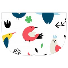 Vector Set Isolates With Cute Birds Scandinavian Style Make Up Case (Large) from ArtsNow.com Side Right