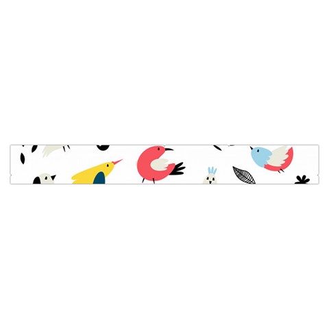 Vector Set Isolates With Cute Birds Scandinavian Style Make Up Case (Large) from ArtsNow.com Zipper Front