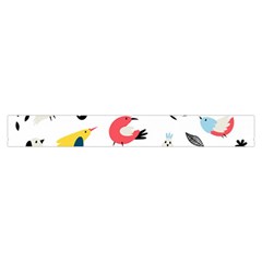 Vector Set Isolates With Cute Birds Scandinavian Style Make Up Case (Large) from ArtsNow.com Zipper Back