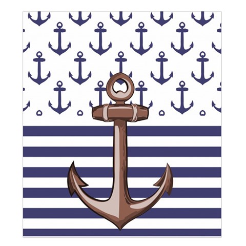 Anchor Background Design Duvet Cover Double Side (King Size) from ArtsNow.com Front