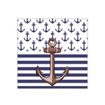 Anchor Background Design Satin Bandana Scarf 22  x 22 