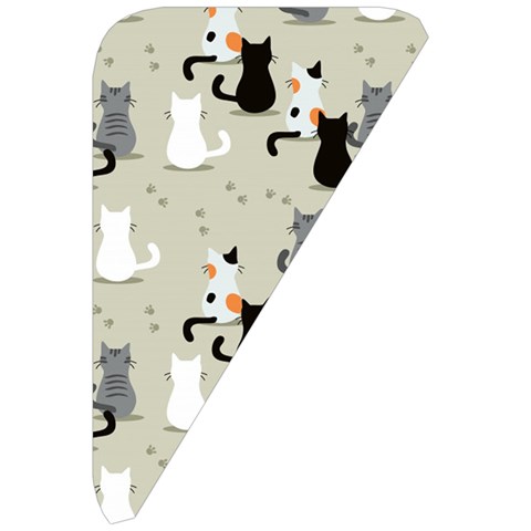 Cute Cat Seamless Pattern Belt Pouch Bag (Small) from ArtsNow.com Front Right