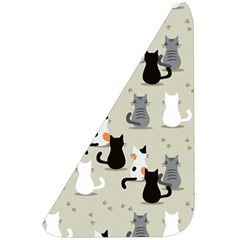 Cute Cat Seamless Pattern Belt Pouch Bag (Small) from ArtsNow.com Front Left