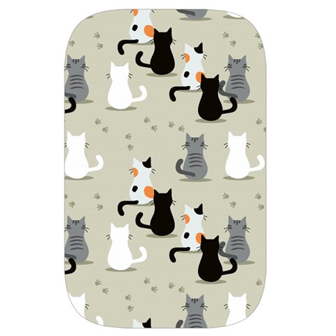 Cute Cat Seamless Pattern Waist Pouch (Large) from ArtsNow.com Front