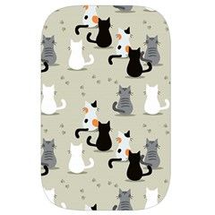 Cute Cat Seamless Pattern Waist Pouch (Large) from ArtsNow.com Front