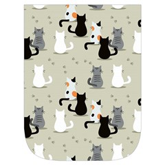 Cute Cat Seamless Pattern Waist Pouch (Large) from ArtsNow.com Front Pocket