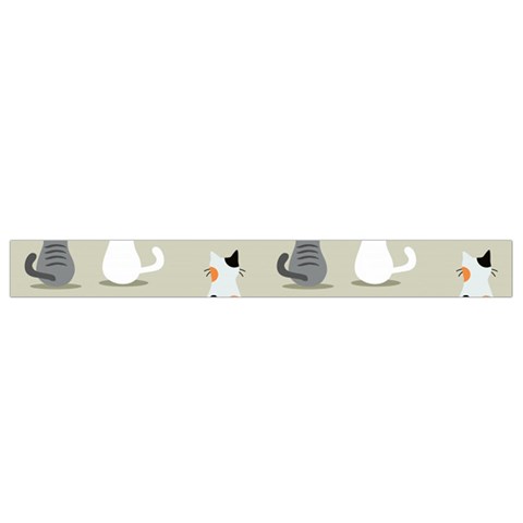 Cute Cat Seamless Pattern Waist Pouch (Large) from ArtsNow.com Bottom