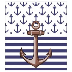 Anchor Background Design Drawstring Pouch (2XL) from ArtsNow.com Back
