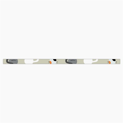 Cute Cat Seamless Pattern Roll Up Canvas Pencil Holder (M) from ArtsNow.com Strap