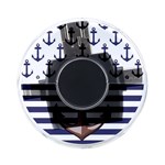 Anchor Background Design On-the-Go Memory Card Reader