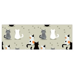 Cute Cat Seamless Pattern Wristlet Pouch Bag (Small) from ArtsNow.com Bottom
