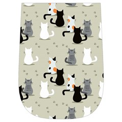 Cute Cat Seamless Pattern Wristlet Pouch Bag (Small) from ArtsNow.com Right Side