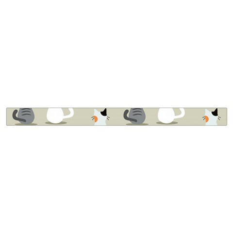Cute Cat Seamless Pattern Wristlet Pouch Bag (Small) from ArtsNow.com Strap Outside