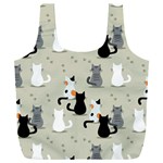 Cute Cat Seamless Pattern Full Print Recycle Bag (XXL)