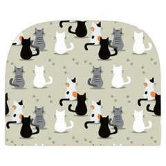 Cute Cat Seamless Pattern Make Up Case (Small) from ArtsNow.com Back