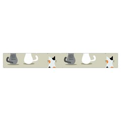 Cute Cat Seamless Pattern Make Up Case (Small) from ArtsNow.com Zipper Tape Front