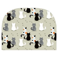 Cute Cat Seamless Pattern Make Up Case (Medium) from ArtsNow.com Back