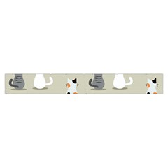 Cute Cat Seamless Pattern Make Up Case (Large) from ArtsNow.com Zipper Front