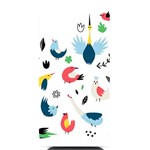 Vector Set Isolates With Cute Birds Scandinavian Style iPhone 14 Black UV Print Case