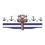 Anchor Background Design Stretchable Headband