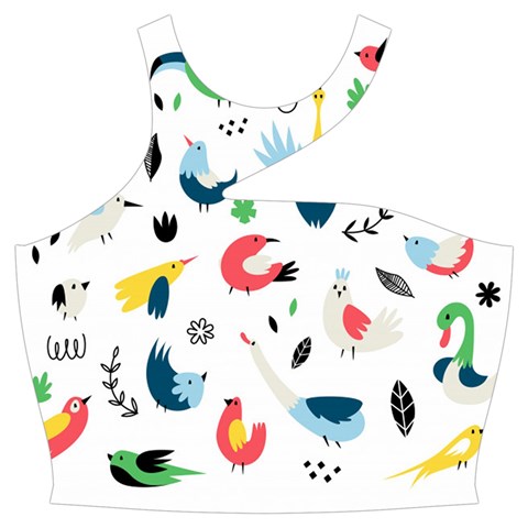 Vector Set Isolates With Cute Birds Scandinavian Style Cut Out Top from ArtsNow.com Front