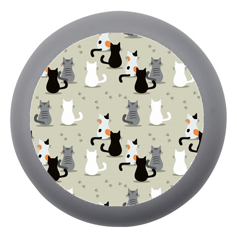Cute Cat Seamless Pattern Dento Box with Mirror from ArtsNow.com Front