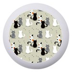 Cute Cat Seamless Pattern Dento Box with Mirror
