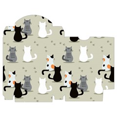 Cute Cat Seamless Pattern Playing Cards Single Design (Rectangle) with Custom Box from ArtsNow.com Poker Box