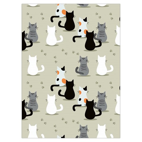 Cute Cat Seamless Pattern Playing Cards Single Design (Rectangle) with Custom Box from ArtsNow.com Card