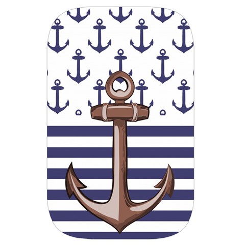 Anchor Background Design Waist Pouch (Small) from ArtsNow.com Front