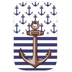 Anchor Background Design Waist Pouch (Small) from ArtsNow.com Back