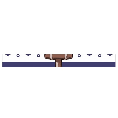 Anchor Background Design Waist Pouch (Small) from ArtsNow.com Bottom