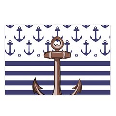 Anchor Background Design Waist Pouch (Small) from ArtsNow.com Loop