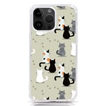 Cute Cat Seamless Pattern iPhone 14 Pro Max TPU UV Print Case